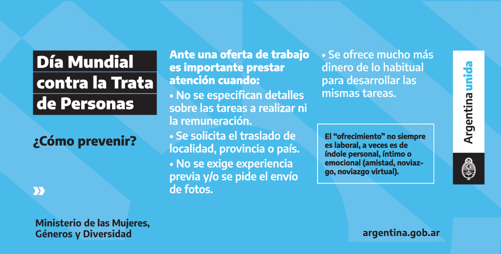 30 de Abril dia Mundial contra la trata de personas